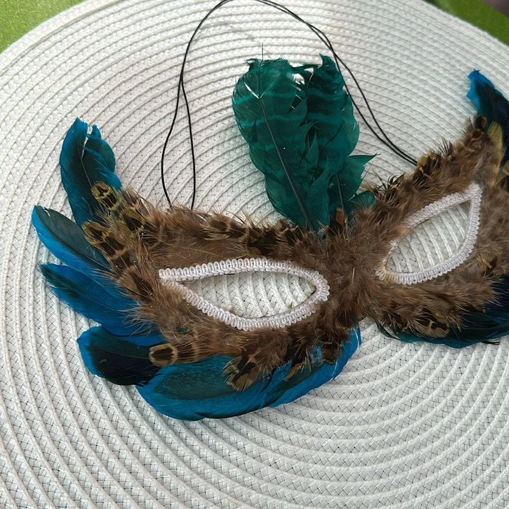 Feathered Masquerade Mask